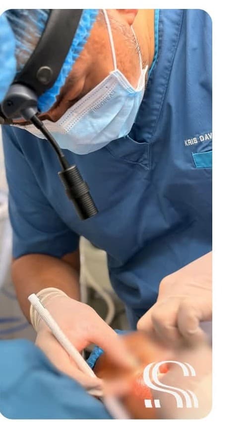 Our surgeon at work